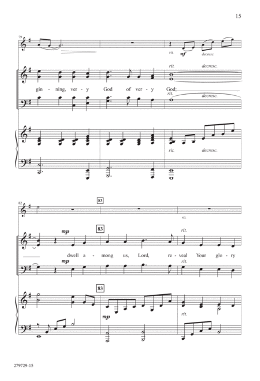 Rising Sun of Heaven (Digital Download) 4-Part scores gallery preview page 15