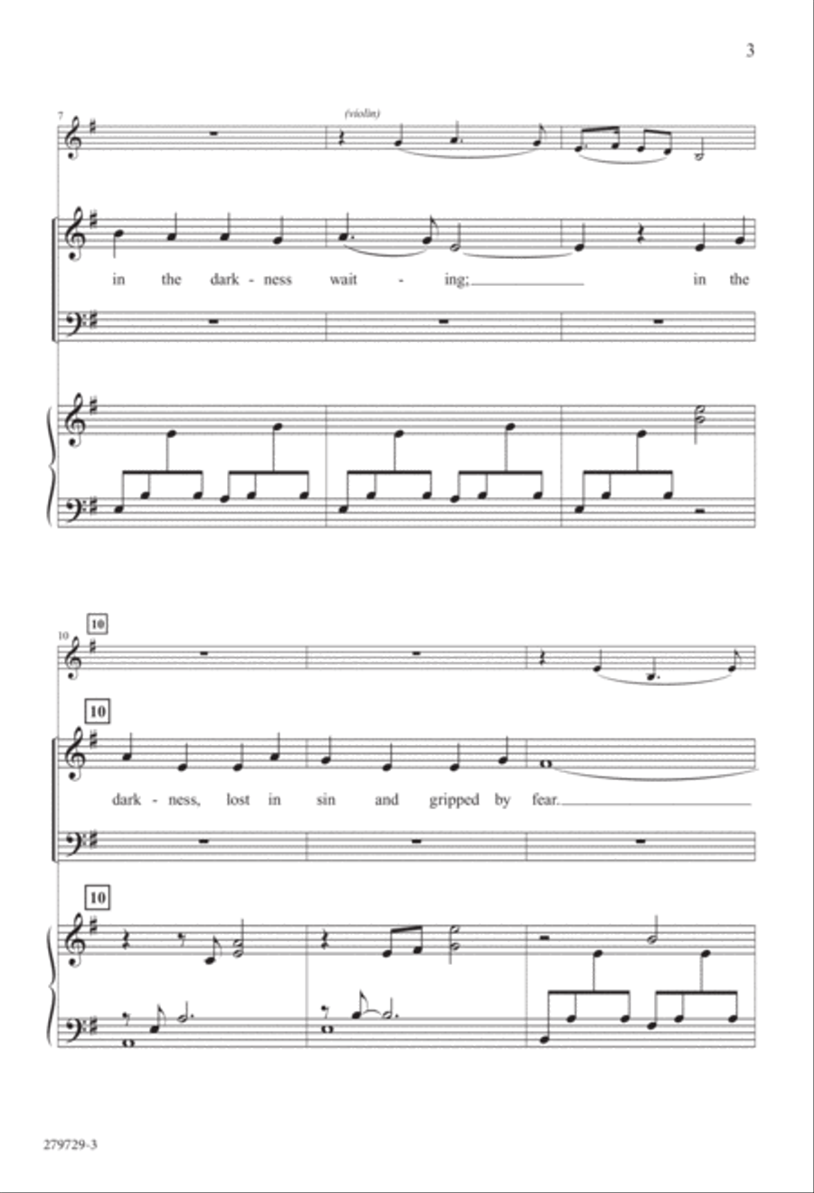 Rising Sun of Heaven (Digital Download) 4-Part scores gallery preview page 3