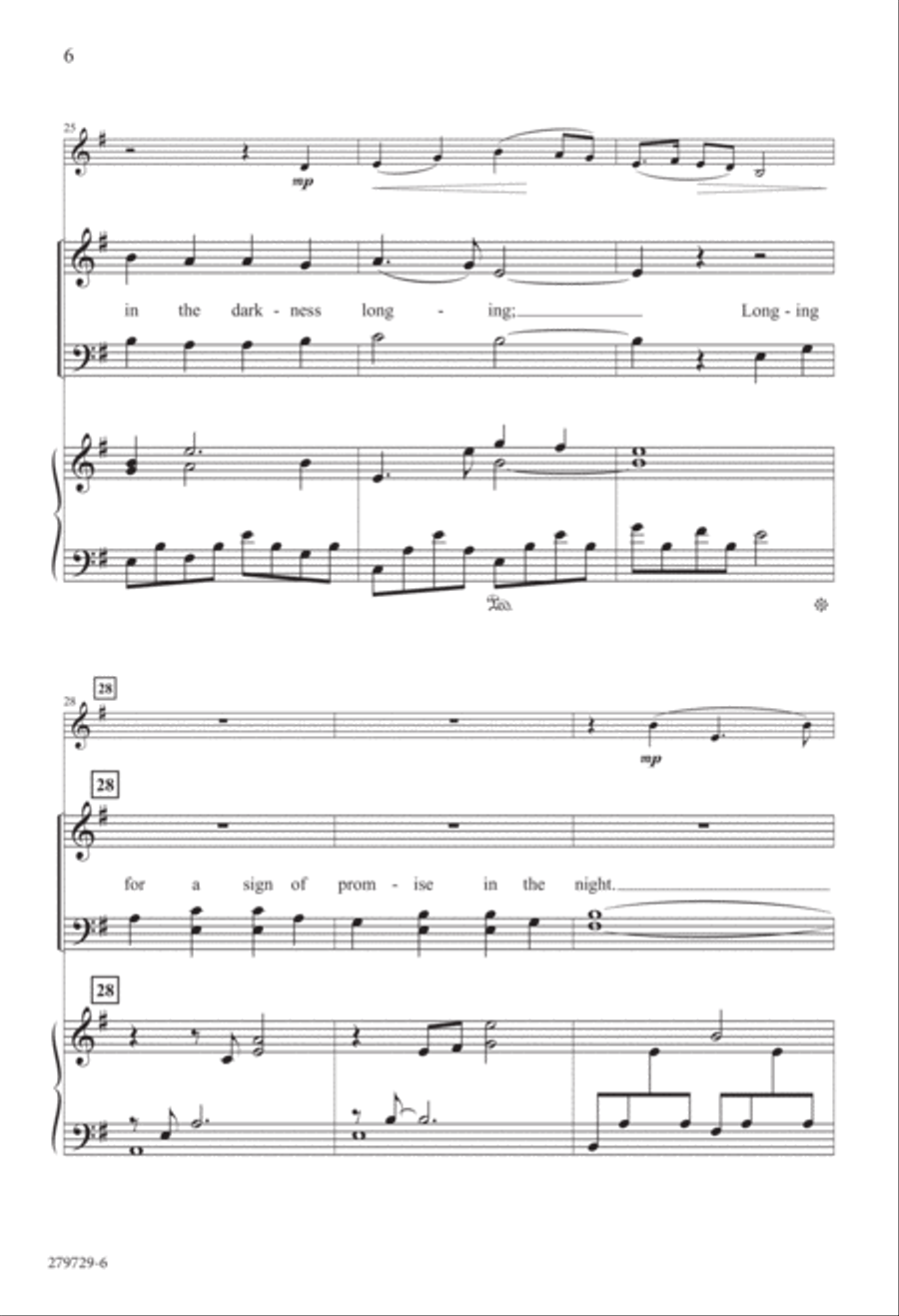 Rising Sun of Heaven (Digital Download) 4-Part scores gallery preview page 6