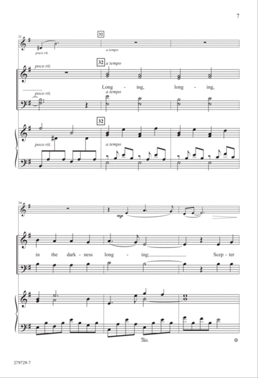 Rising Sun of Heaven (Digital Download) 4-Part scores gallery preview page 7