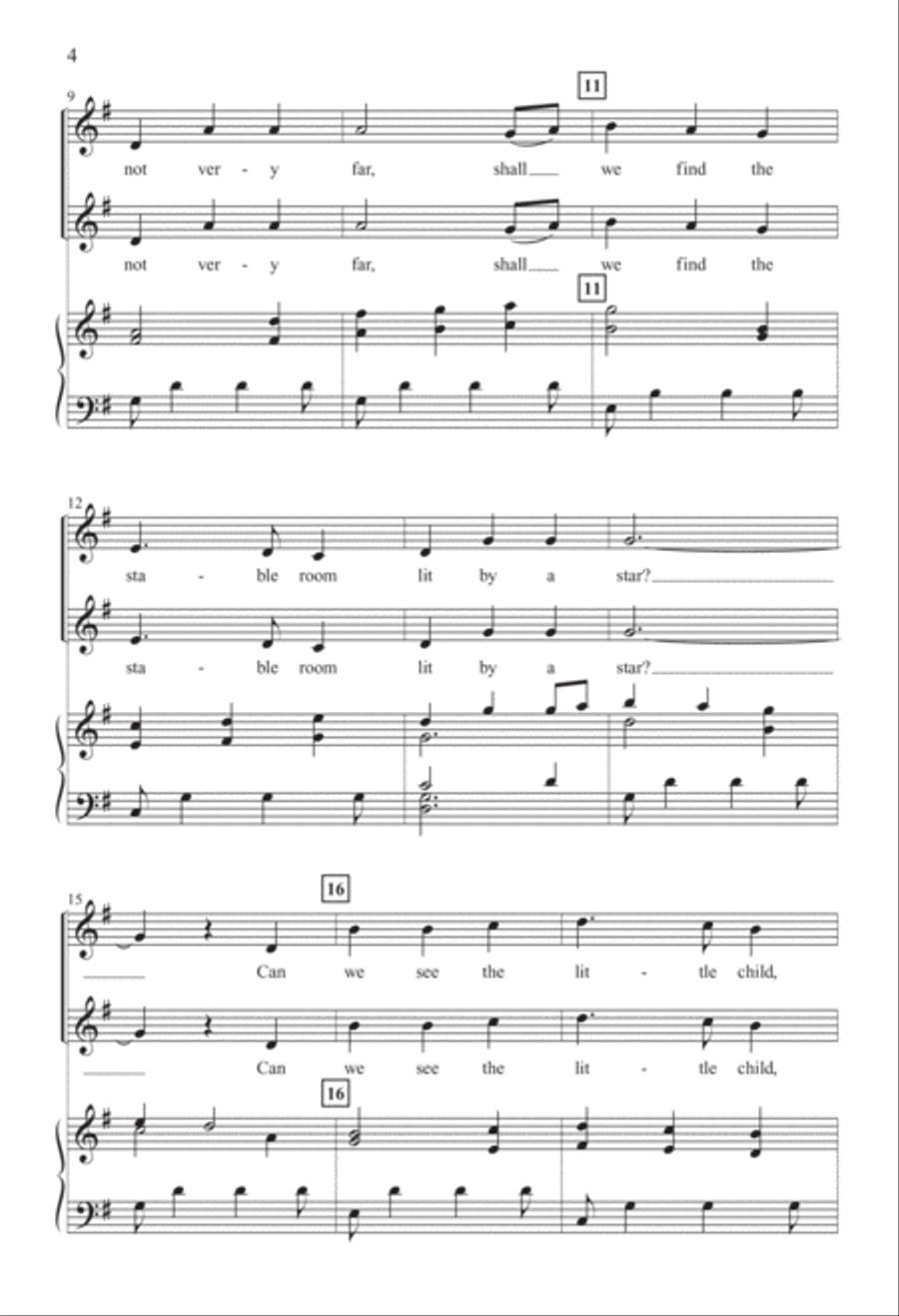 How Far Is It to Bethlehem? (Digital Download) 2-Part scores gallery preview page 4