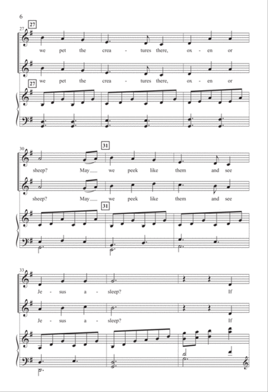 How Far Is It to Bethlehem? (Digital Download) 2-Part scores gallery preview page 6