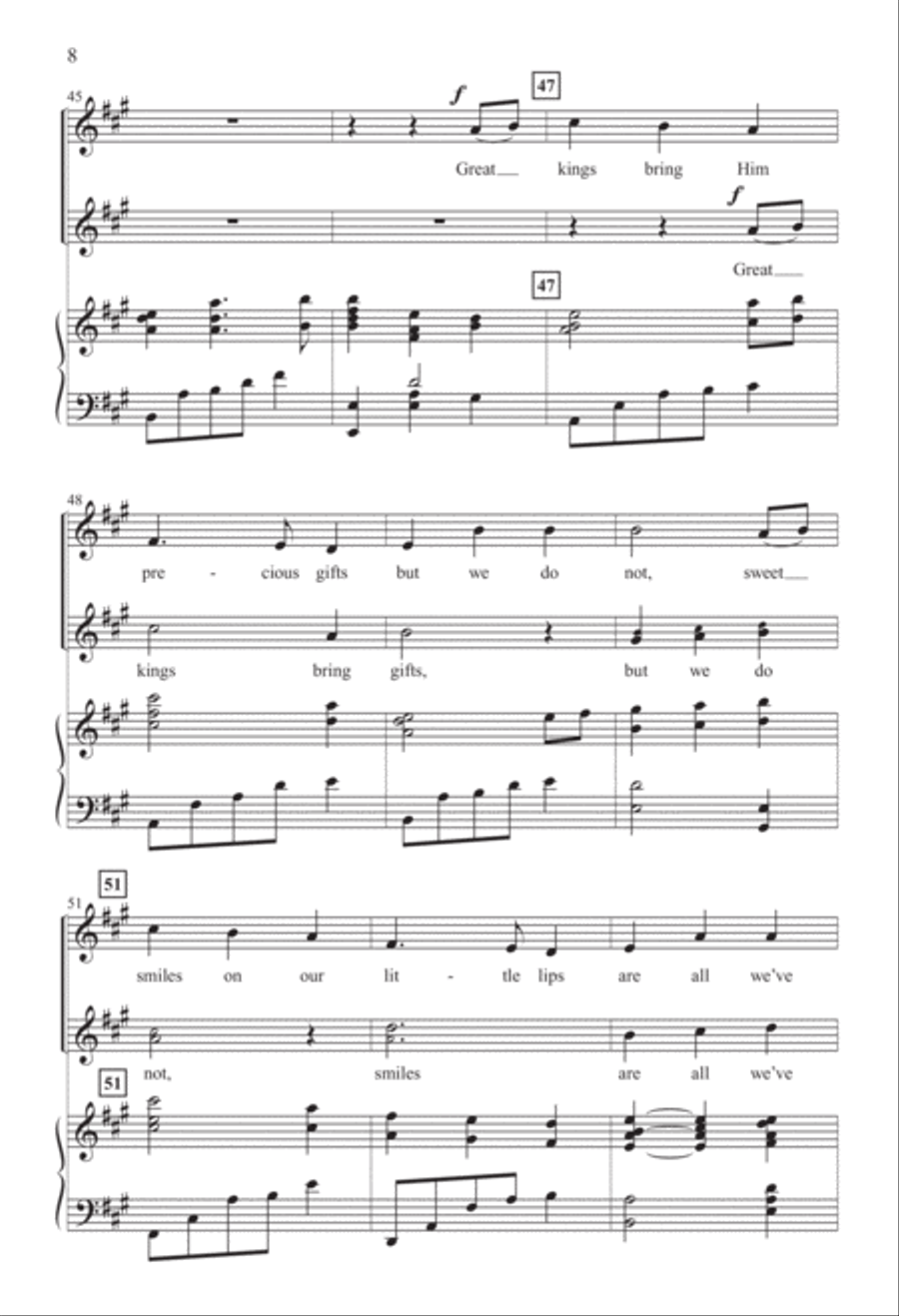 How Far Is It to Bethlehem? (Digital Download) 2-Part scores gallery preview page 8