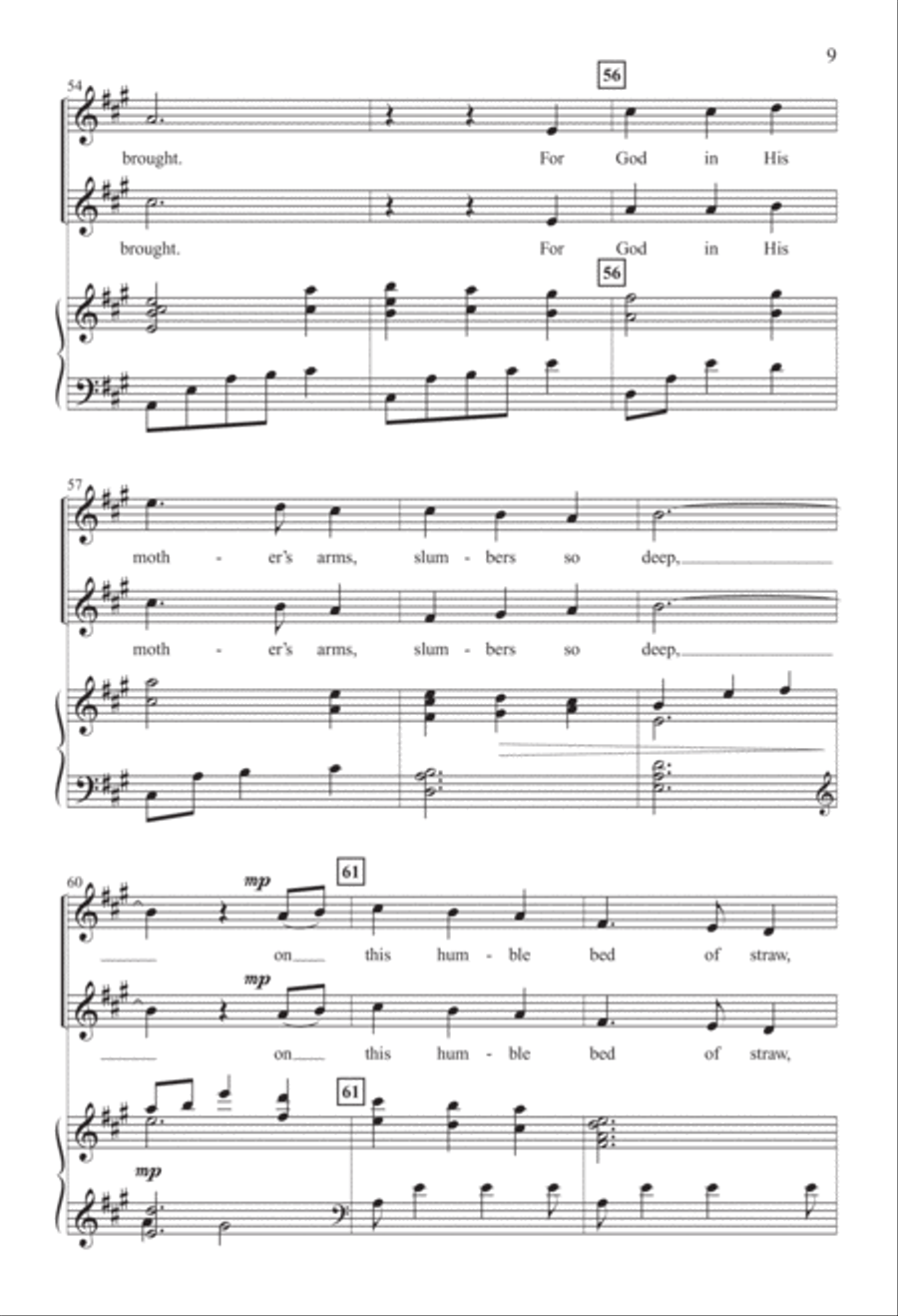 How Far Is It to Bethlehem? (Digital Download) 2-Part scores gallery preview page 9