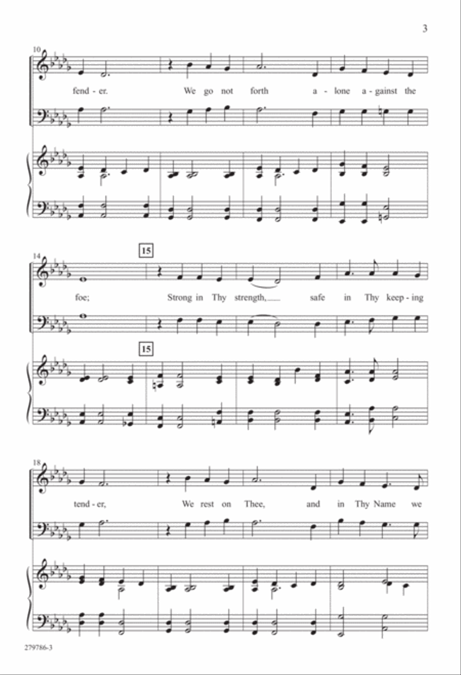We Rest on Thee (Digital Download) 3-Part scores gallery preview page 3