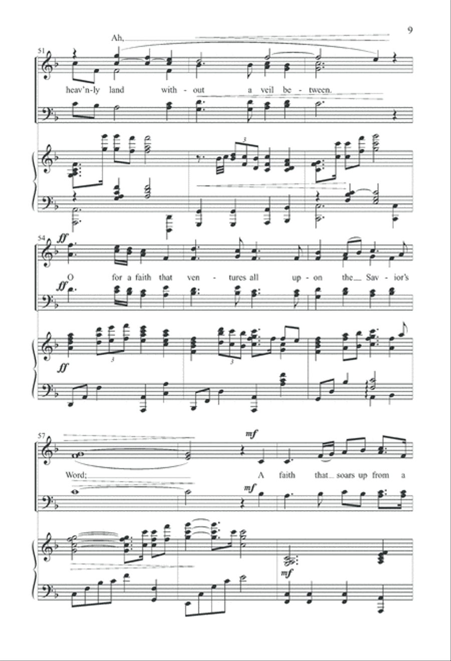 Steadfast Faith (Digital Download) 4-Part scores gallery preview page 9