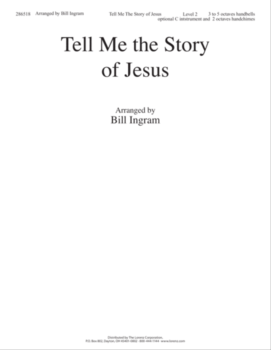 Tell Me the Story of Jesus 5-Octaves scores gallery preview page 1