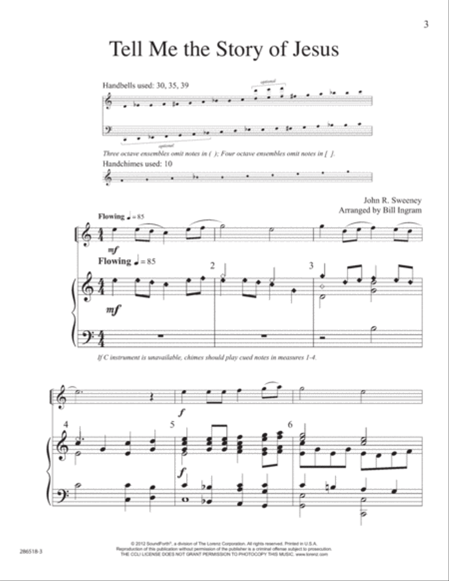 Tell Me the Story of Jesus 5-Octaves scores gallery preview page 3