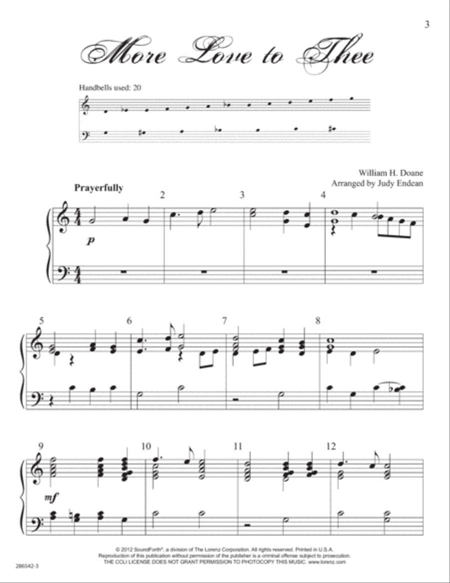 More Love to Thee More Love to Thee 2-Octaves scores gallery preview page 3