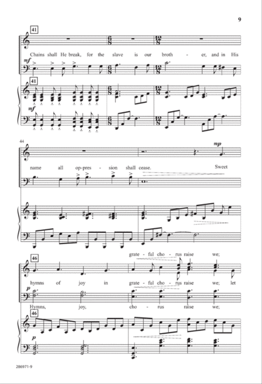 O Holy Night (Digital Download) 4-Part scores gallery preview page 9
