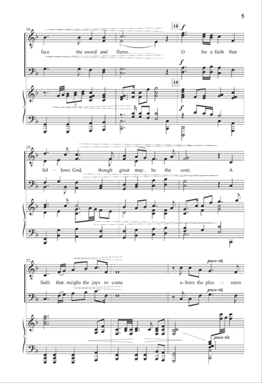 Steadfast Faith (Digital Download) TTBB scores gallery preview page 5