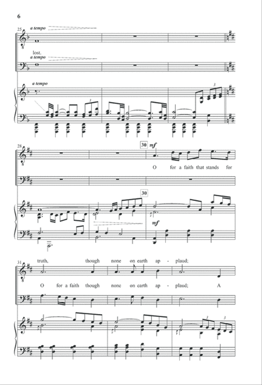 Steadfast Faith (Digital Download) TTBB scores gallery preview page 6