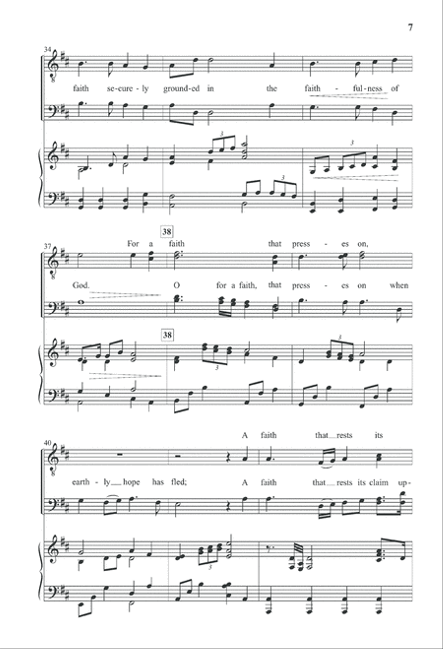 Steadfast Faith (Digital Download) TTBB scores gallery preview page 7