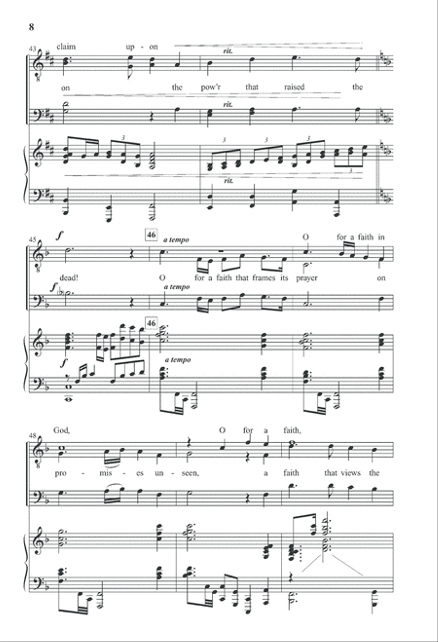 Steadfast Faith (Digital Download) TTBB scores gallery preview page 8