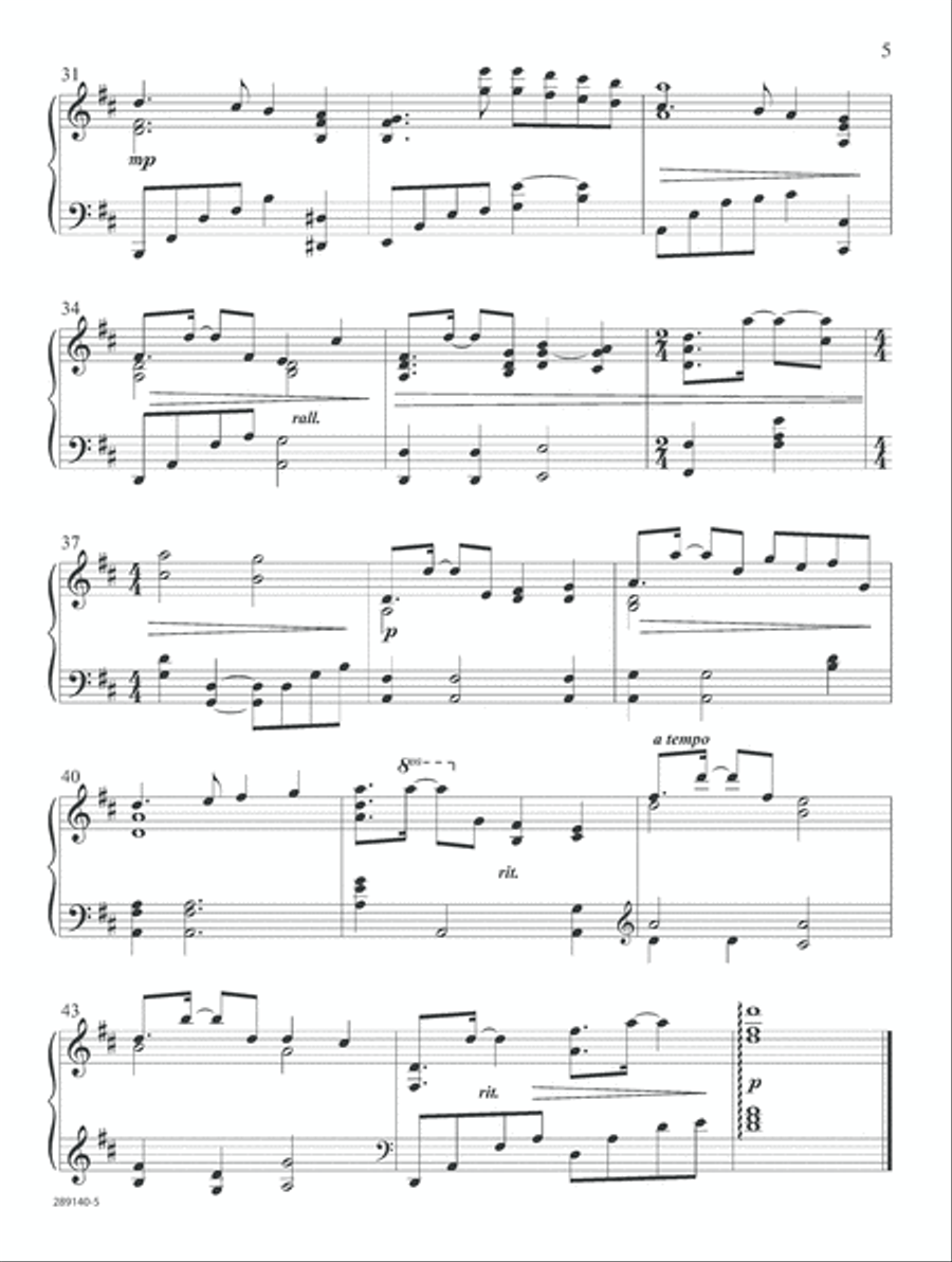 Call Me Home (Digital Download) Piano Solo scores gallery preview page 5