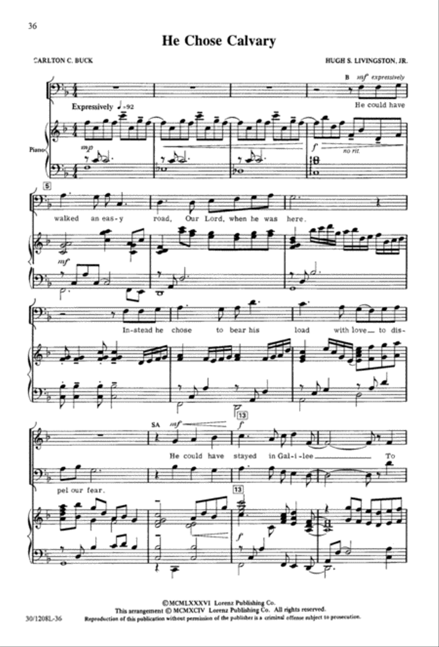 Sensible Solutions for Slim Sundays (Digital Download) 3-Part scores gallery preview page 38