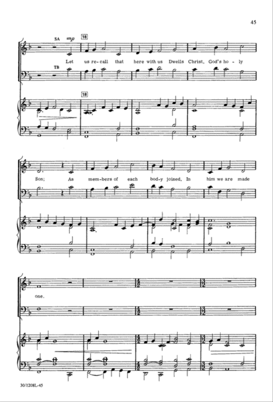 Sensible Solutions for Slim Sundays (Digital Download) 3-Part scores gallery preview page 47