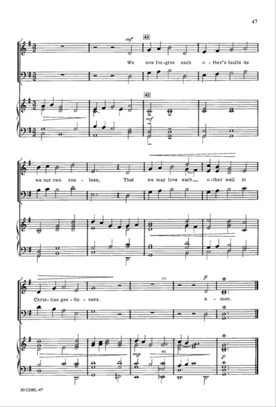 Sensible Solutions for Slim Sundays (Digital Download) 3-Part scores gallery preview page 49
