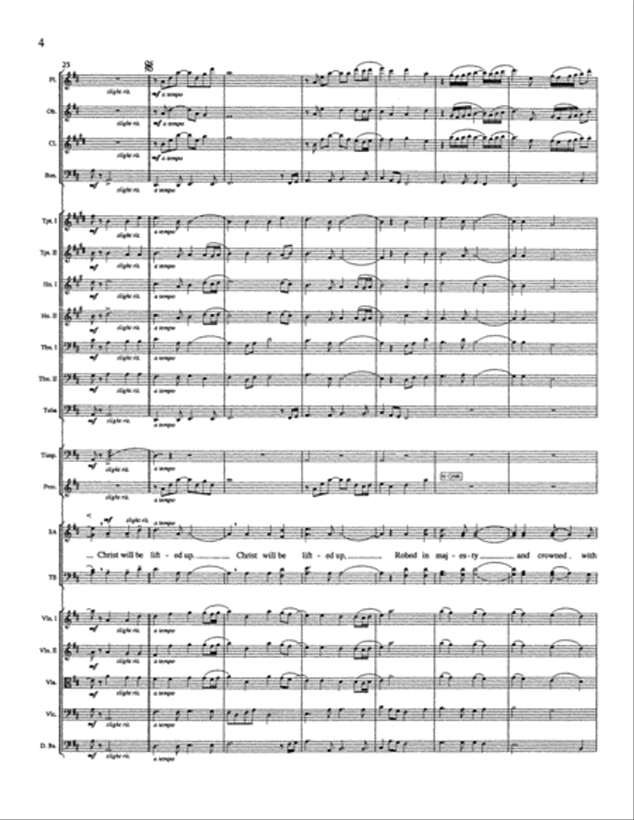 Christ Will Be Lifted Up - Full Orchestral Score and Parts Full Orchestra scores gallery preview page 6