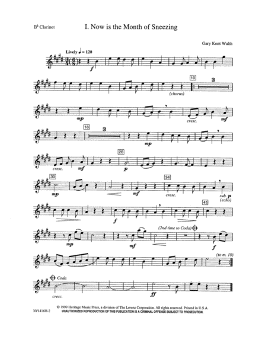 Three Fragmented Farces - Inst Pts Choir scores gallery preview page 5