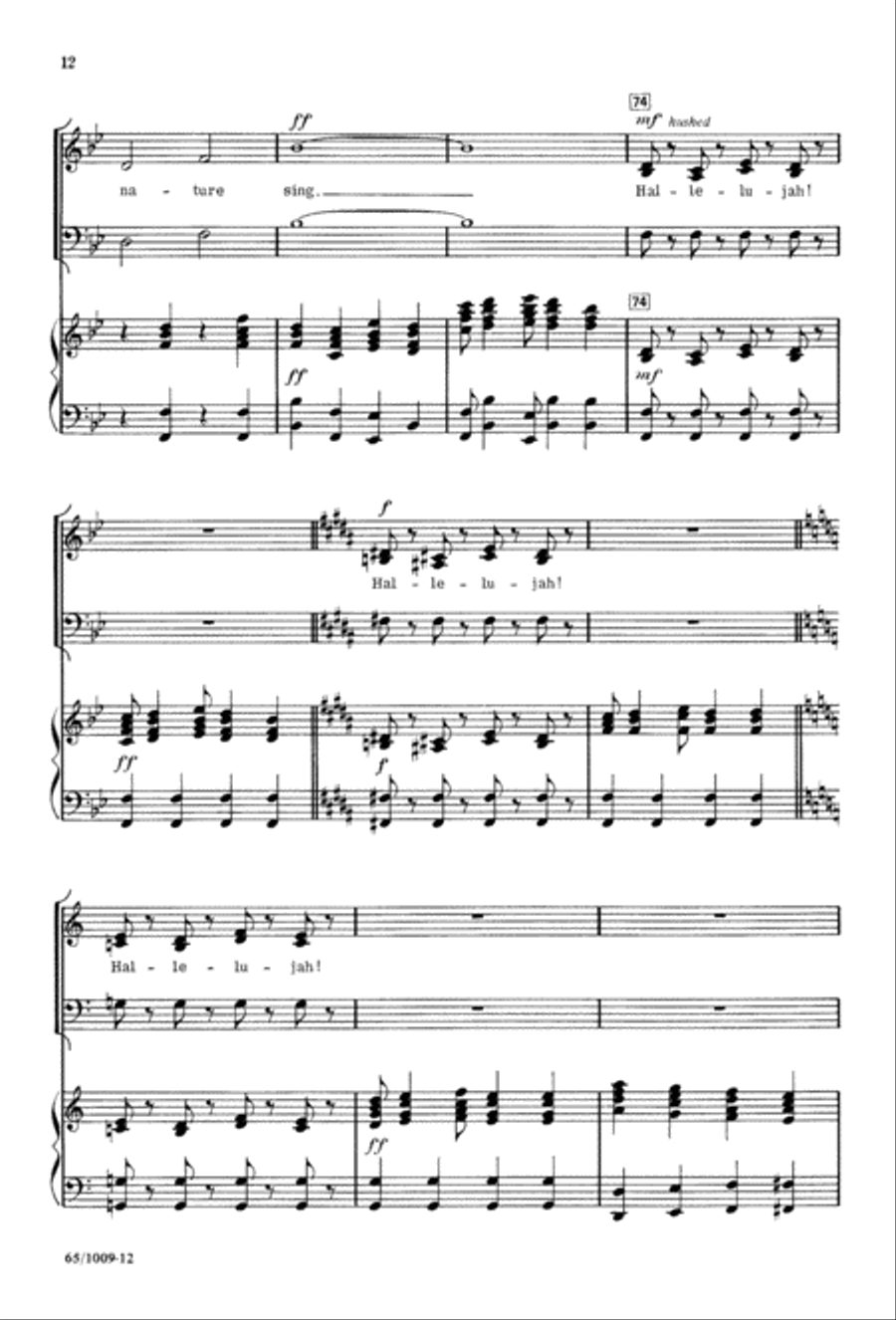 Rejoice, Believers (Digital Download) 4-Part scores gallery preview page 12