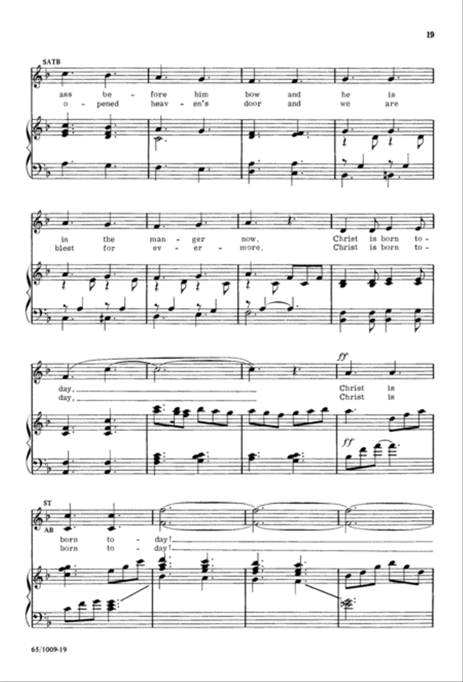 Rejoice, Believers (Digital Download) 4-Part scores gallery preview page 19