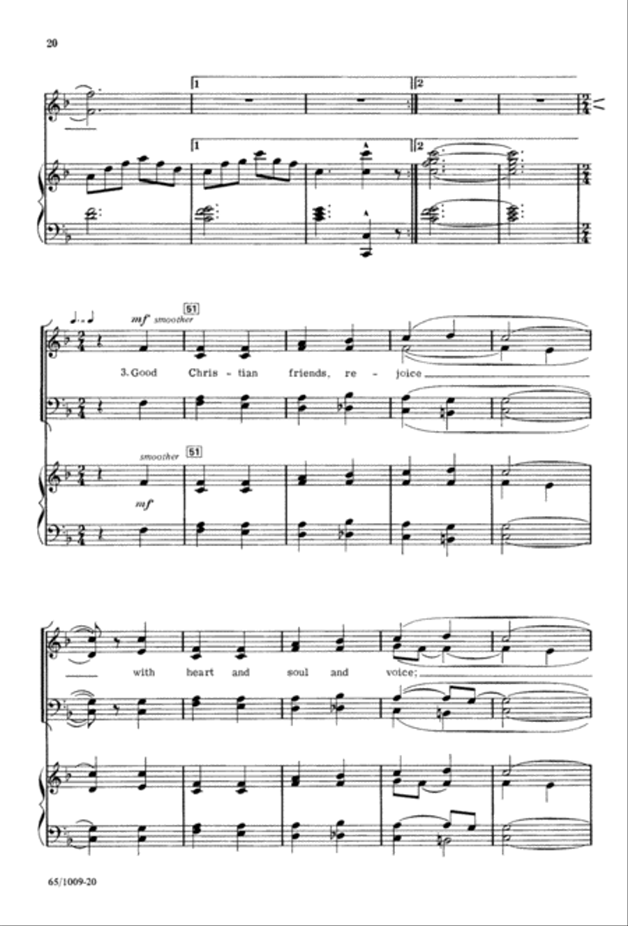 Rejoice, Believers (Digital Download) 4-Part scores gallery preview page 20