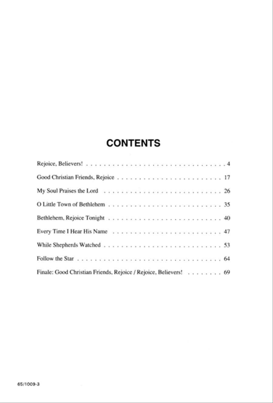 Rejoice, Believers (Digital Download) 4-Part scores gallery preview page 3