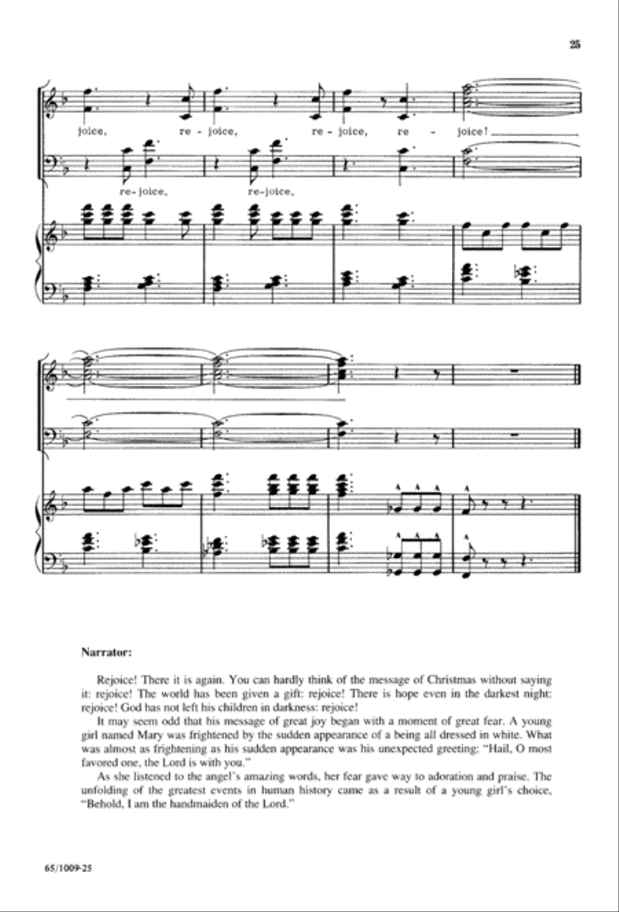 Rejoice, Believers (Digital Download) 4-Part scores gallery preview page 25