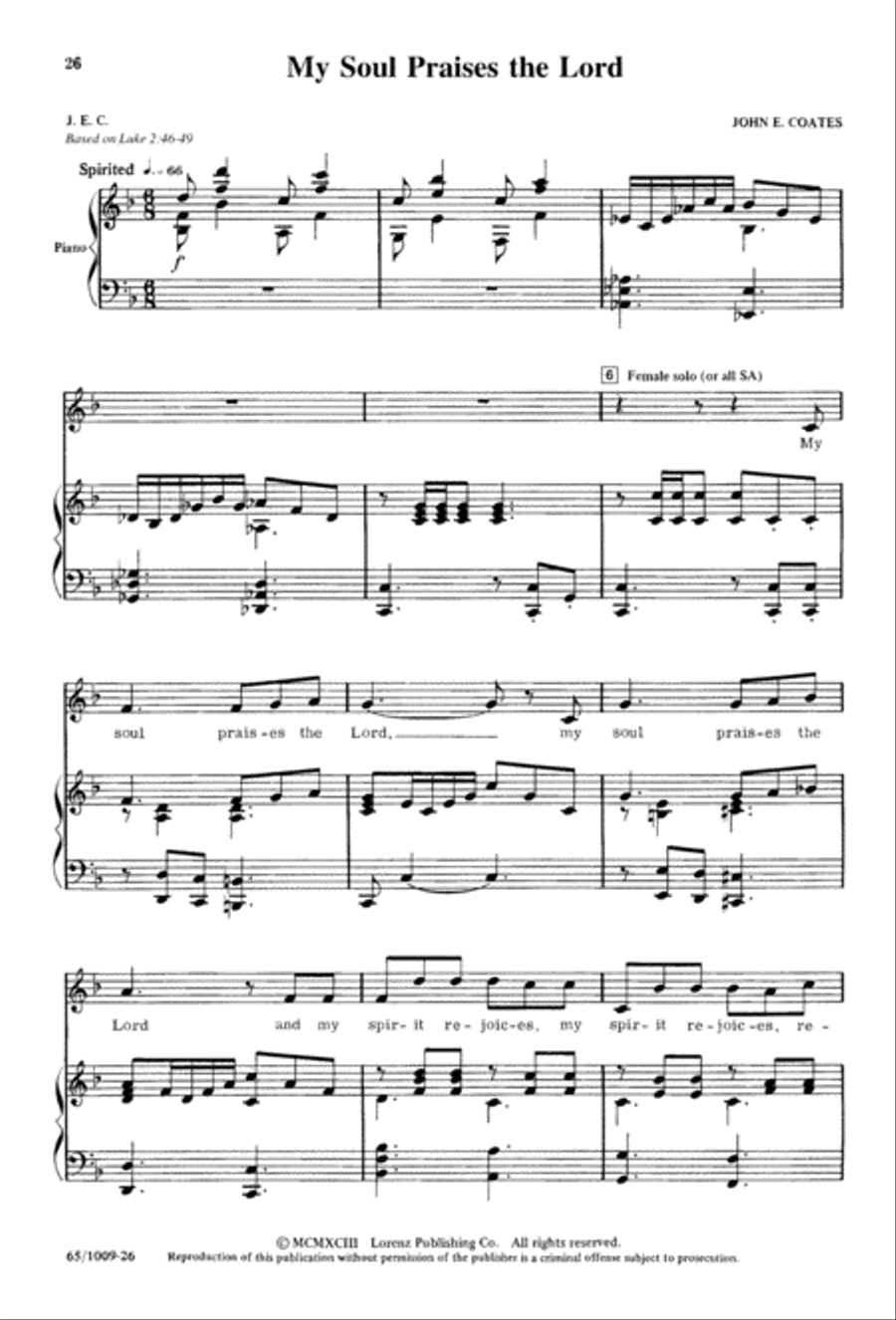 Rejoice, Believers (Digital Download) 4-Part scores gallery preview page 26