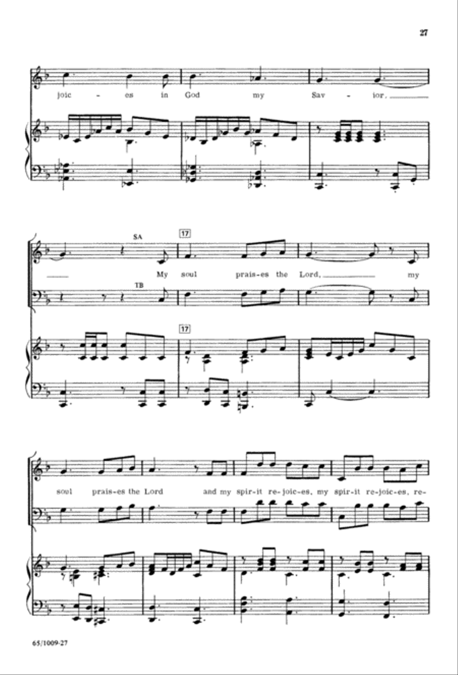 Rejoice, Believers (Digital Download) 4-Part scores gallery preview page 27