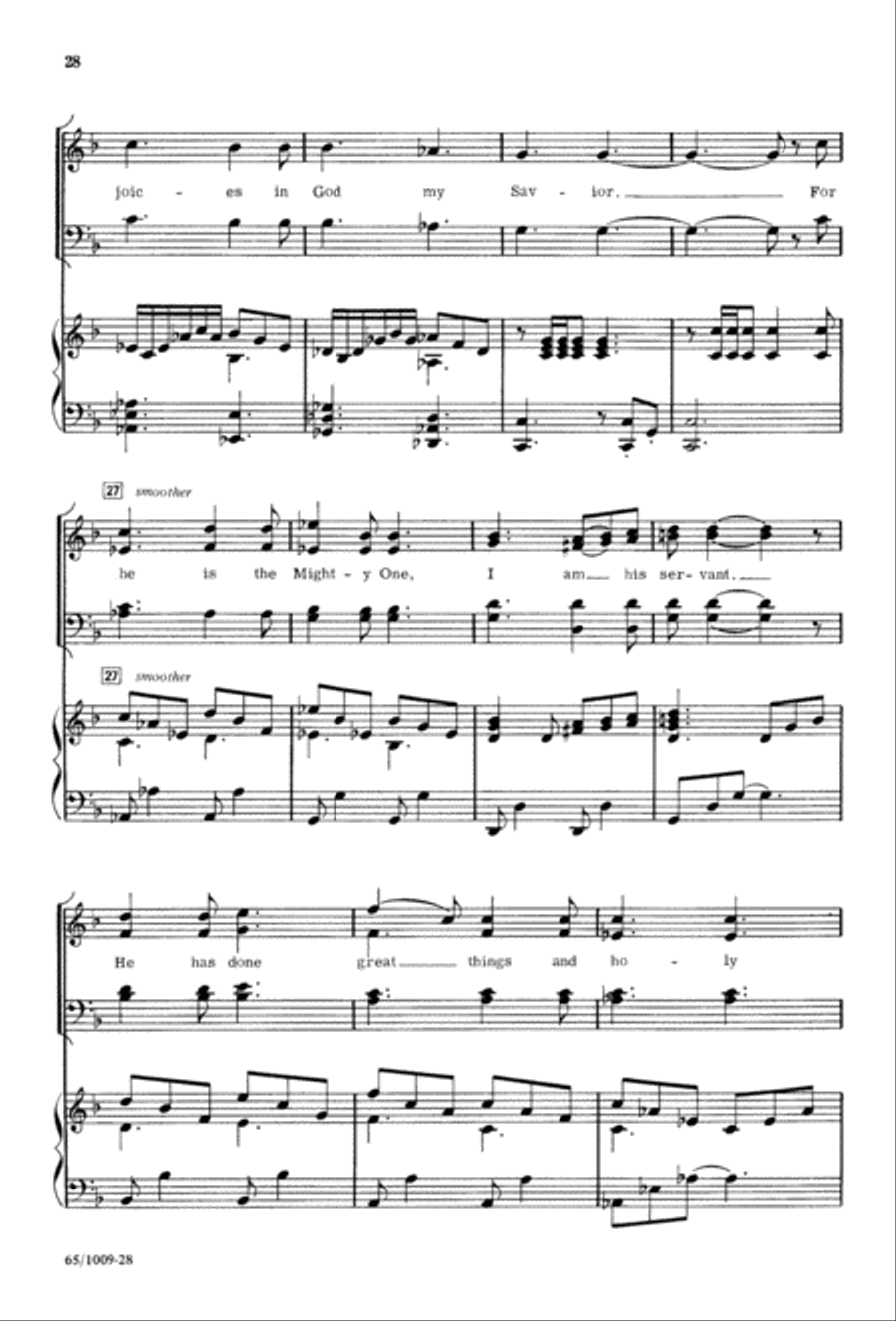 Rejoice, Believers (Digital Download) 4-Part scores gallery preview page 28
