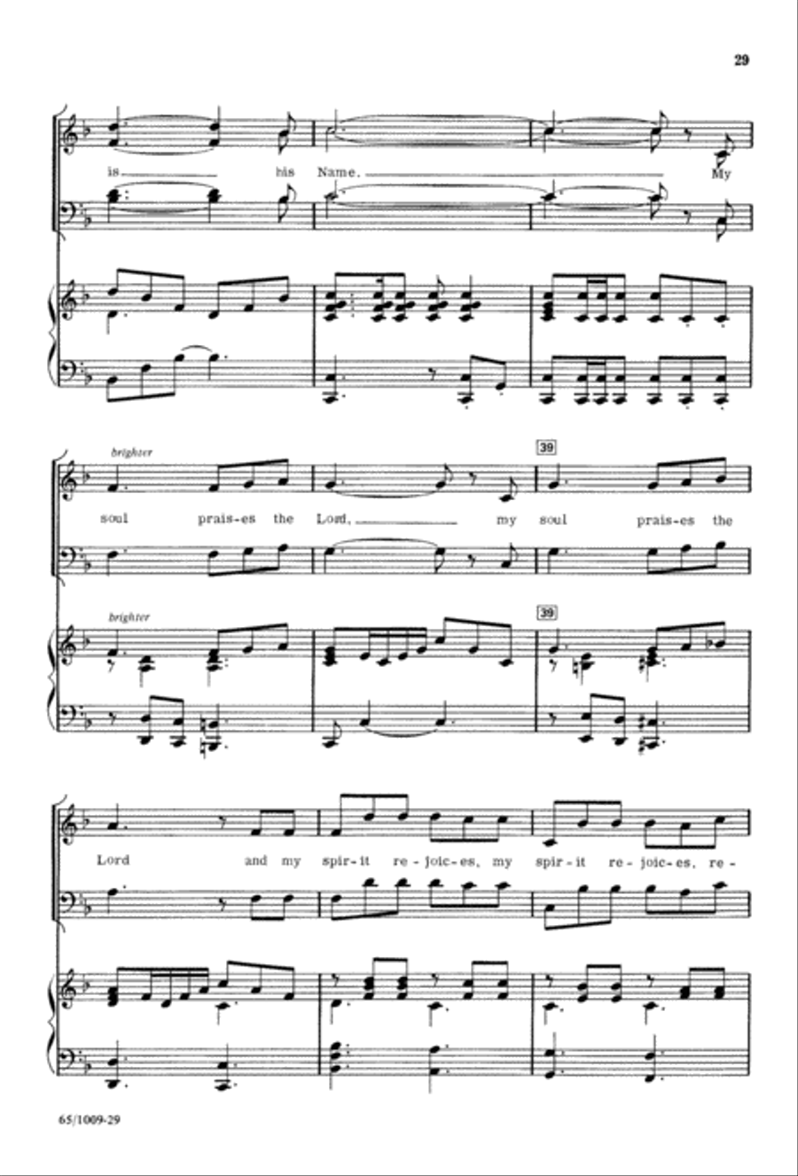 Rejoice, Believers (Digital Download) 4-Part scores gallery preview page 29