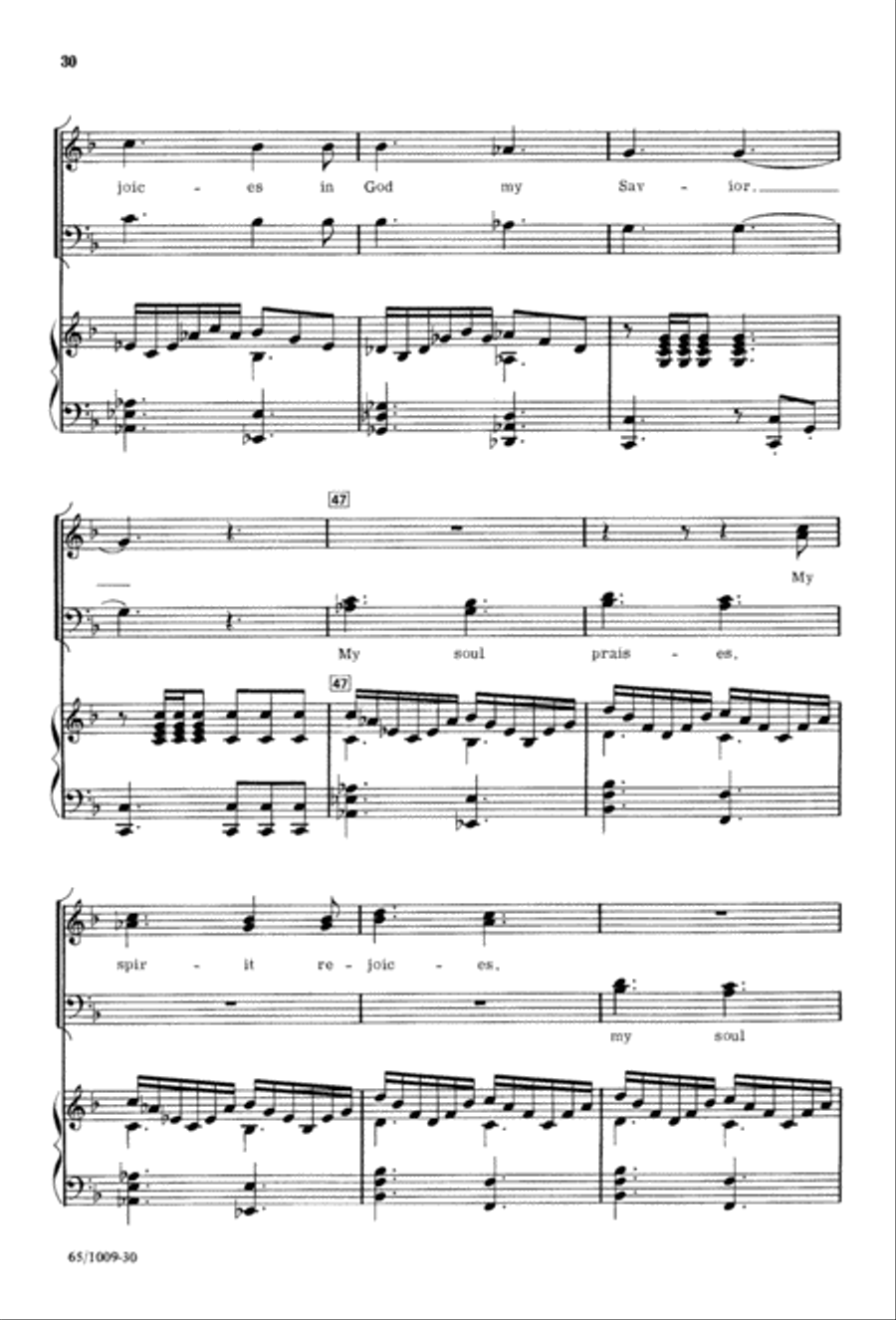 Rejoice, Believers (Digital Download) 4-Part scores gallery preview page 30