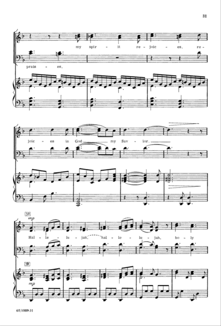 Rejoice, Believers (Digital Download) 4-Part scores gallery preview page 31