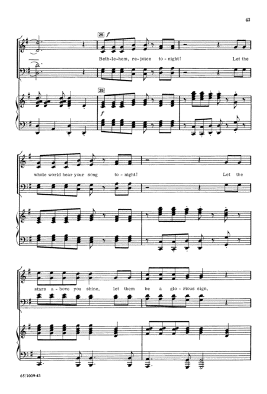 Rejoice, Believers (Digital Download) 4-Part scores gallery preview page 43