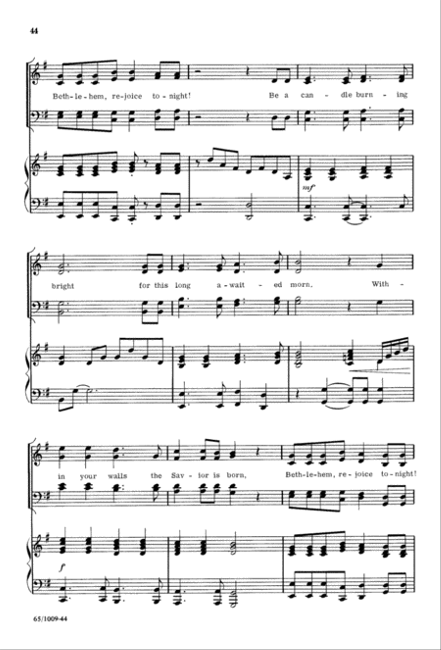 Rejoice, Believers (Digital Download) 4-Part scores gallery preview page 44