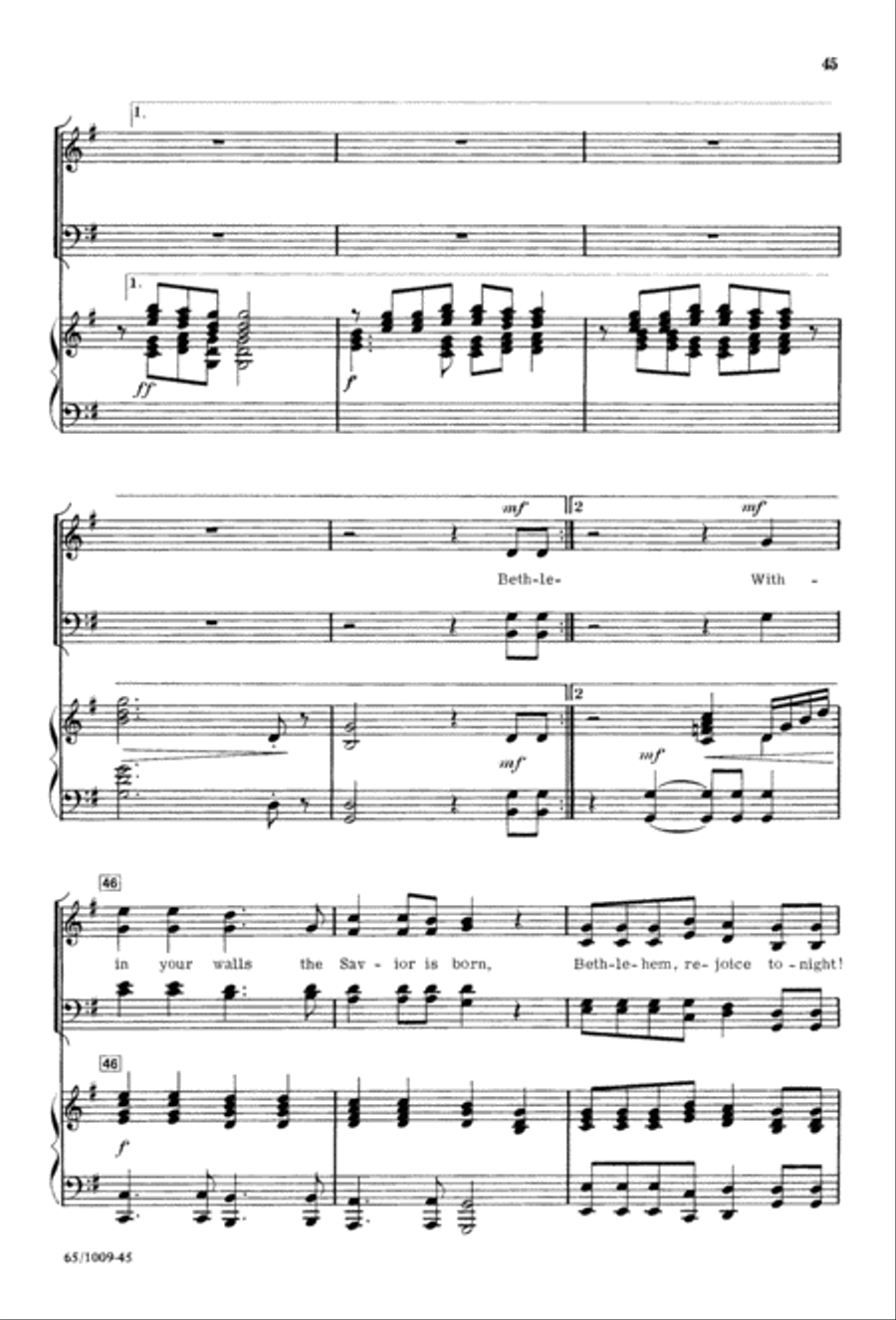 Rejoice, Believers (Digital Download) 4-Part scores gallery preview page 45
