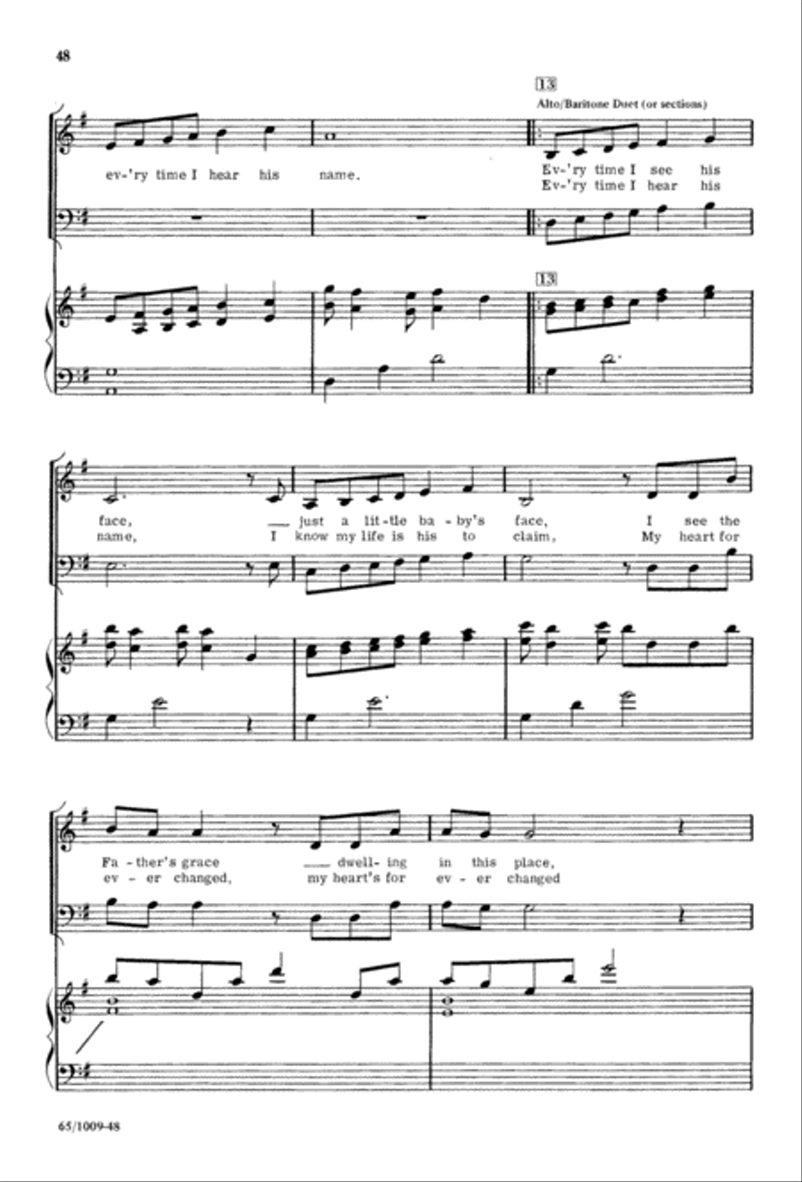 Rejoice, Believers (Digital Download) 4-Part scores gallery preview page 48
