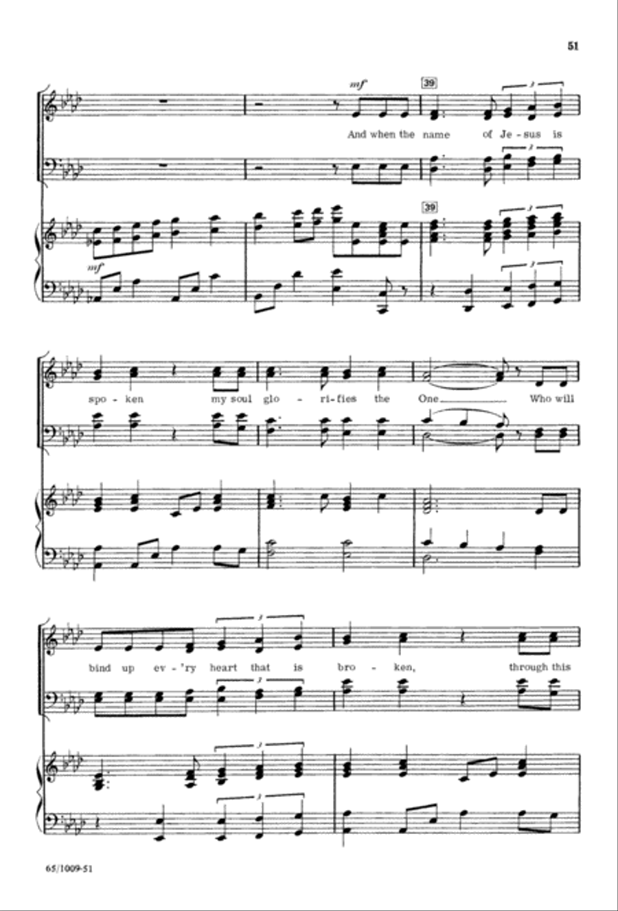 Rejoice, Believers (Digital Download) 4-Part scores gallery preview page 51