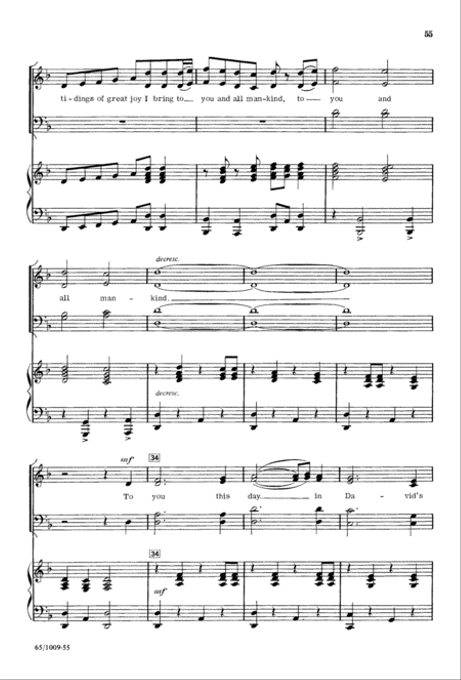 Rejoice, Believers (Digital Download) 4-Part scores gallery preview page 55