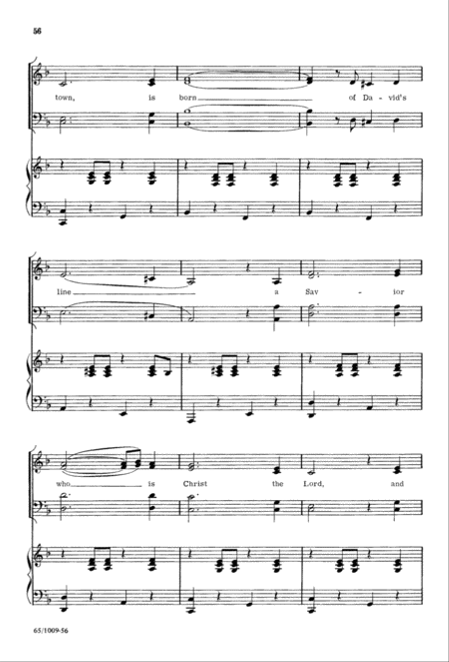 Rejoice, Believers (Digital Download) 4-Part scores gallery preview page 56