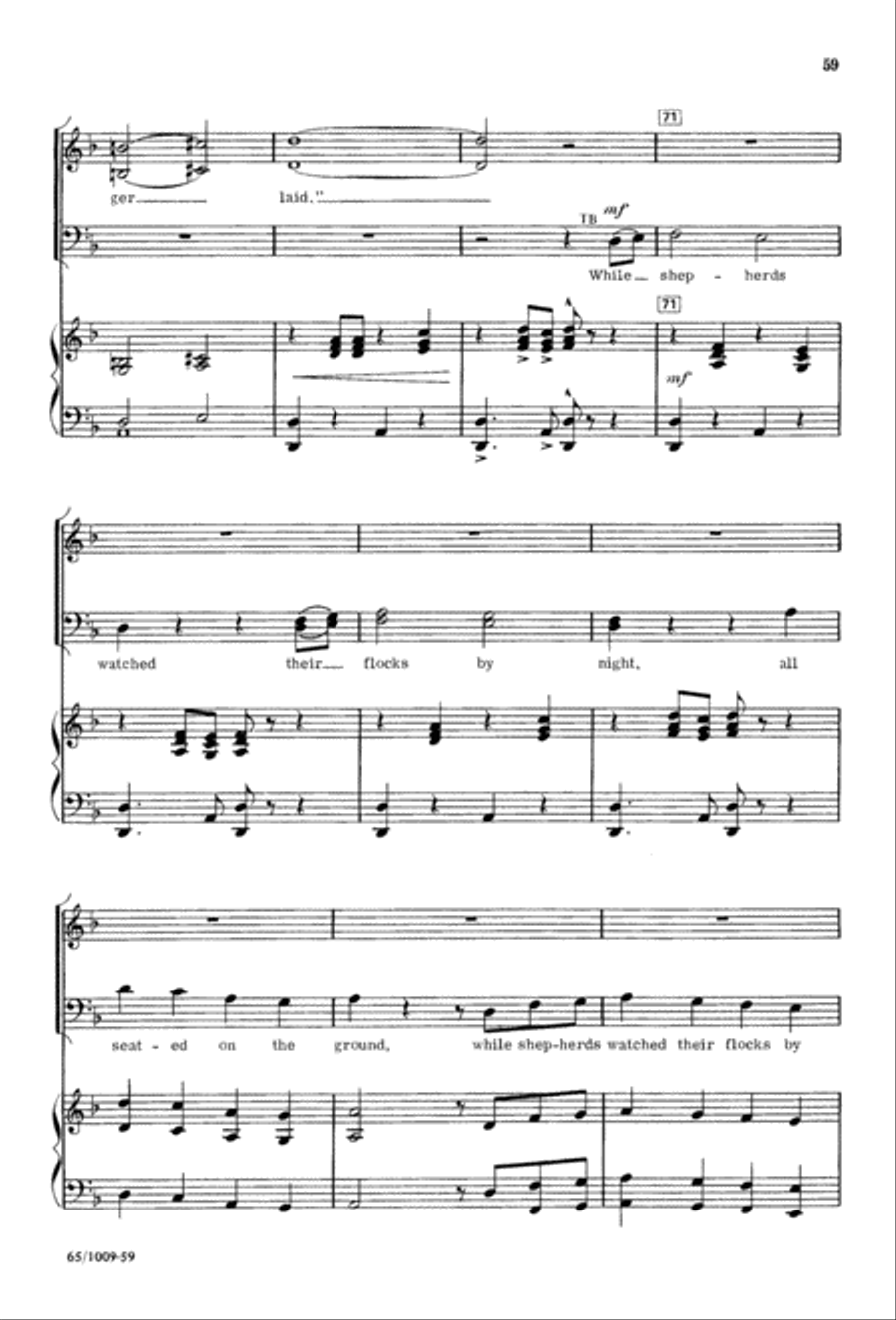 Rejoice, Believers (Digital Download) 4-Part scores gallery preview page 59