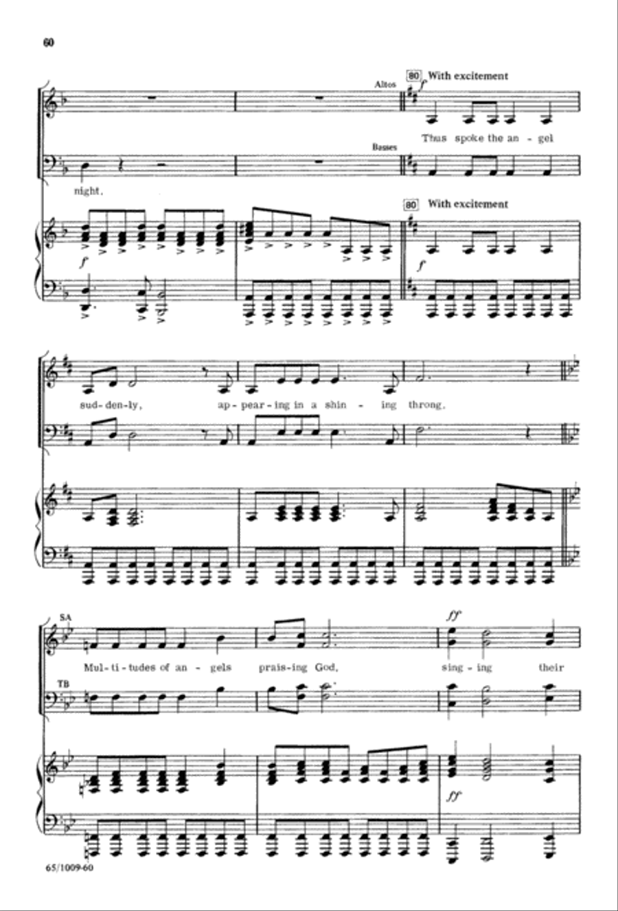 Rejoice, Believers (Digital Download) 4-Part scores gallery preview page 60