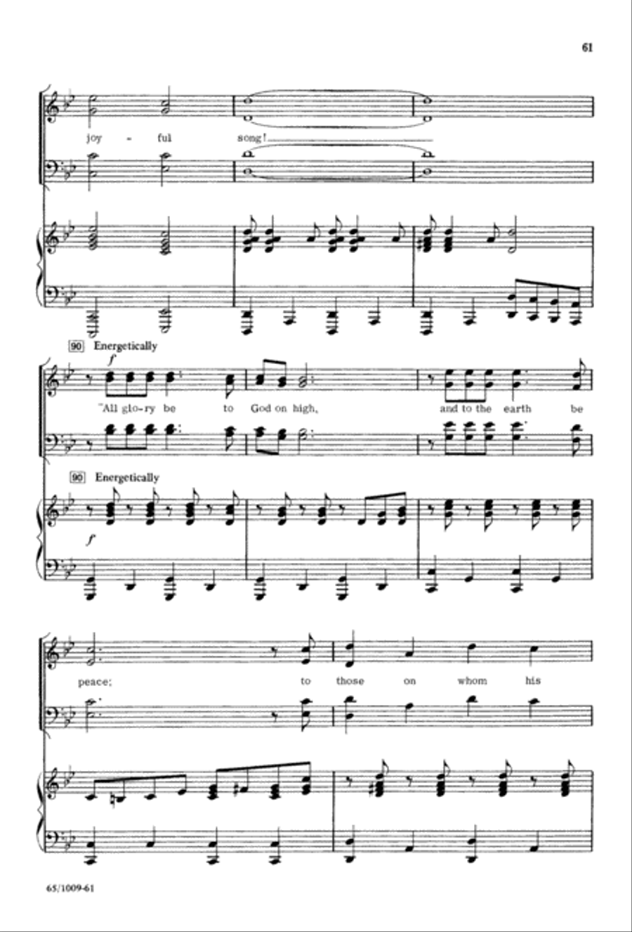 Rejoice, Believers (Digital Download) 4-Part scores gallery preview page 61