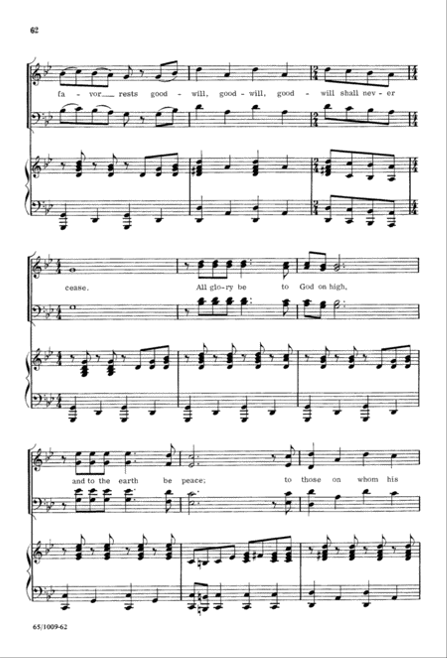 Rejoice, Believers (Digital Download) 4-Part scores gallery preview page 62