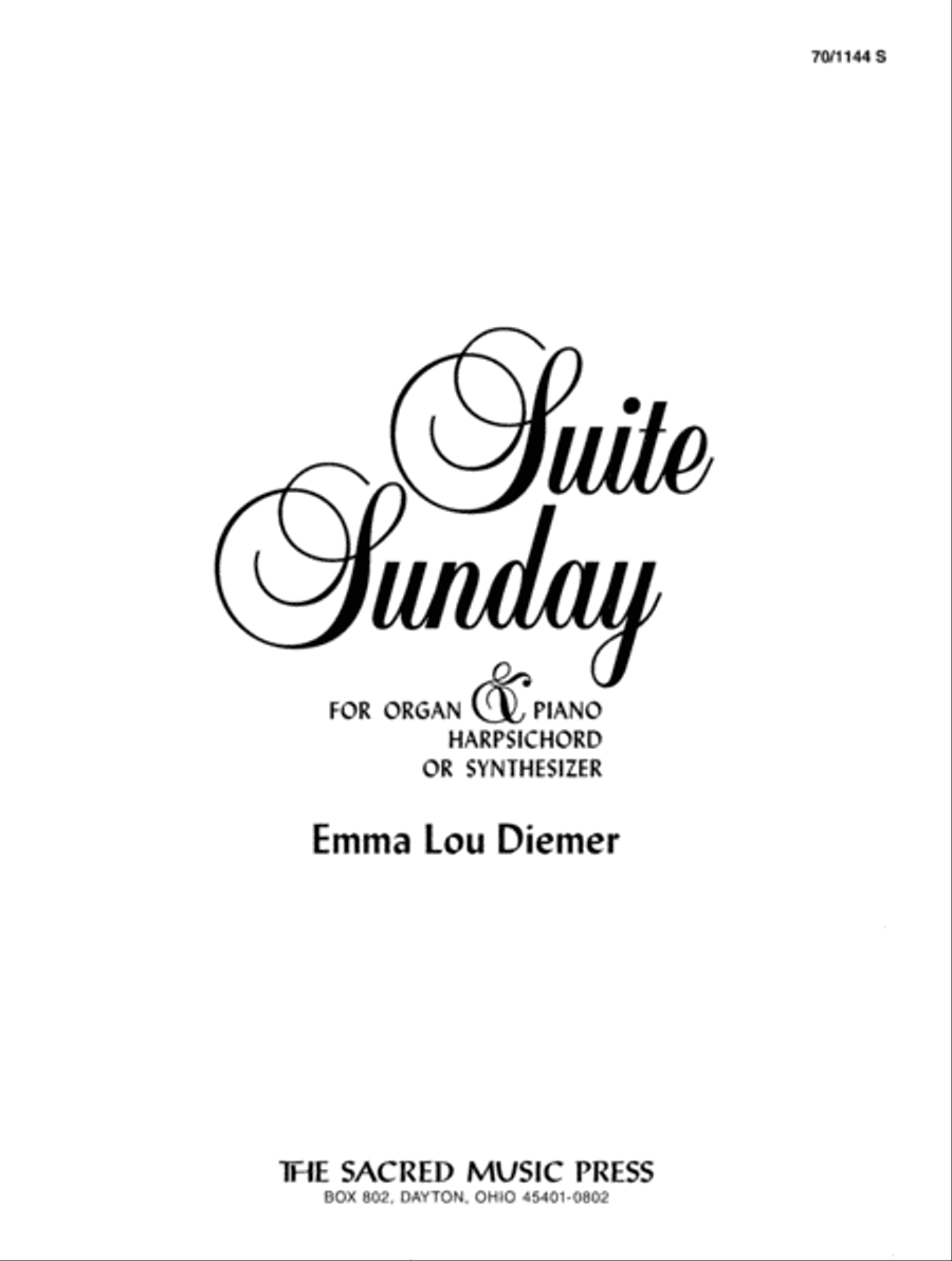 Suite Sunday (Digital Download) Electronic Keyboard scores gallery preview page 3