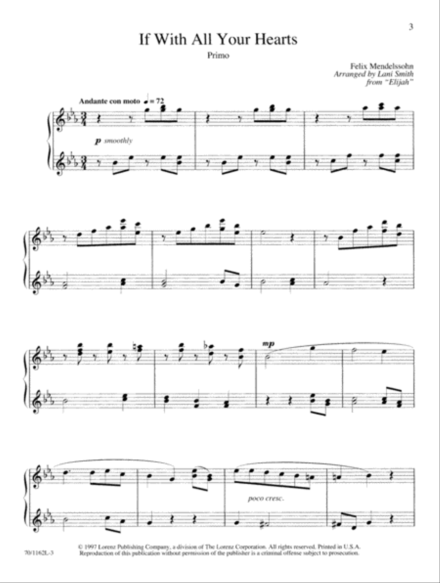 Sacred Duets for Piano, Four Hands (Digital Download) Piano Duet scores gallery preview page 3