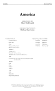 America - Orchestral Score and Parts