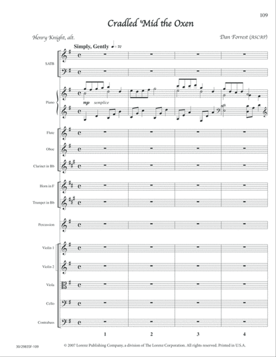 Lord of Glory - Full Score Choir scores gallery preview page 111